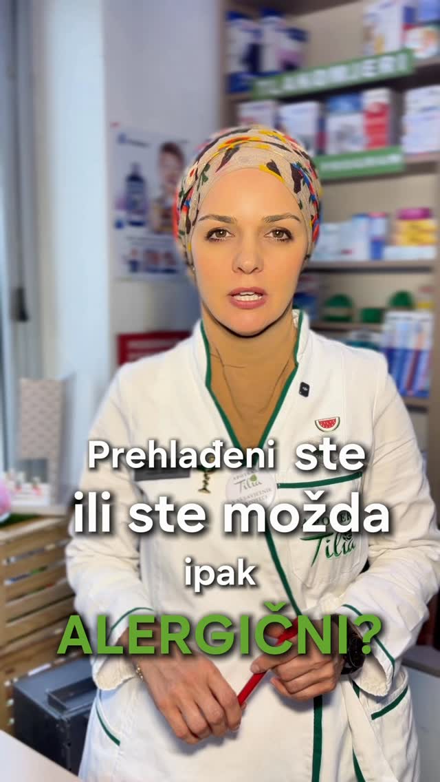 Kako da prepoznate da li ste prehlađeni ili imate alergiju? 🤧🌸